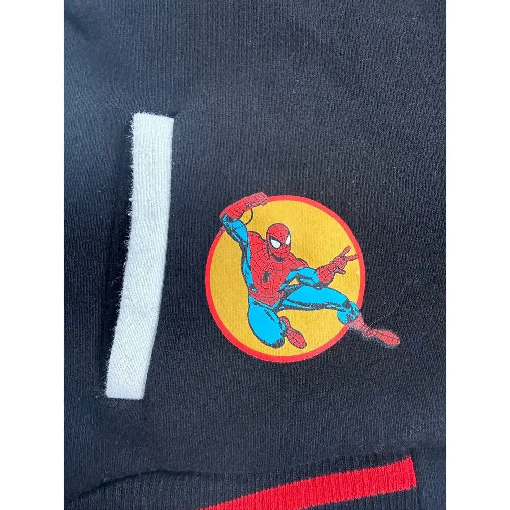 Marvel Spiderman Toddler 4T Bomber Jacket Varsity Jacket Boys Black Spider Man